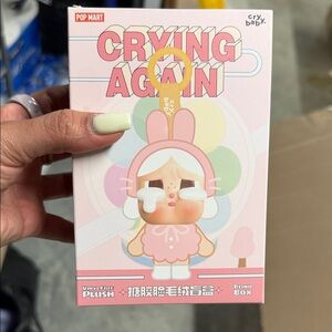 Pop Mart Crying Again Plush Blind Box - Pink